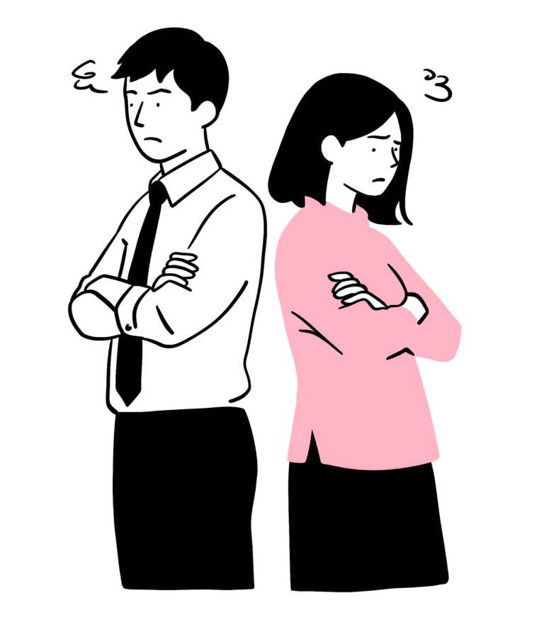 Deux collaborateurs ne se parlent plus et l’équipe en pâtit.​​