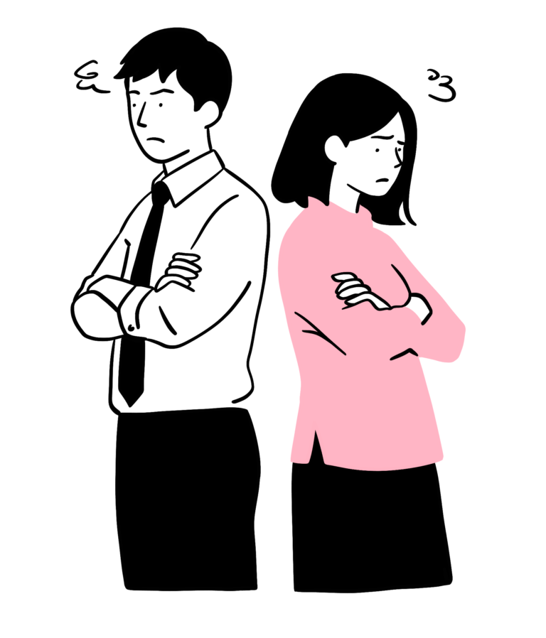 Deux collaborateurs ne se parlent plus et l’équipe en pâtit.